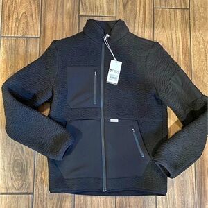 NEW WITH TAGS Figs On Shift Sherpa Black Jacket XS (Originally $128)